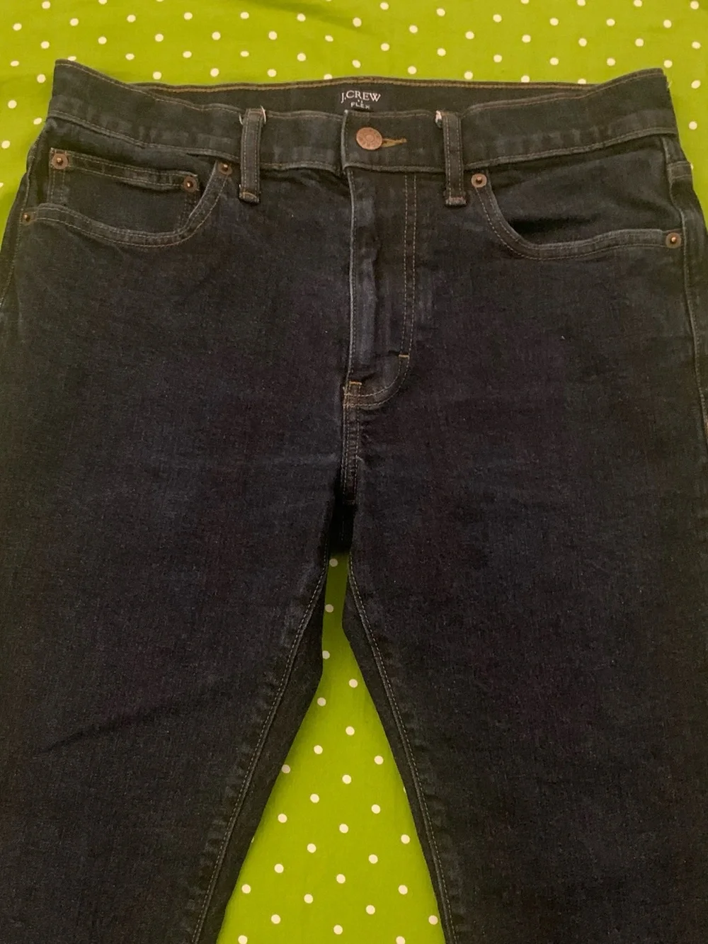 NWOT J CREW Flex Straight Blue Jeans